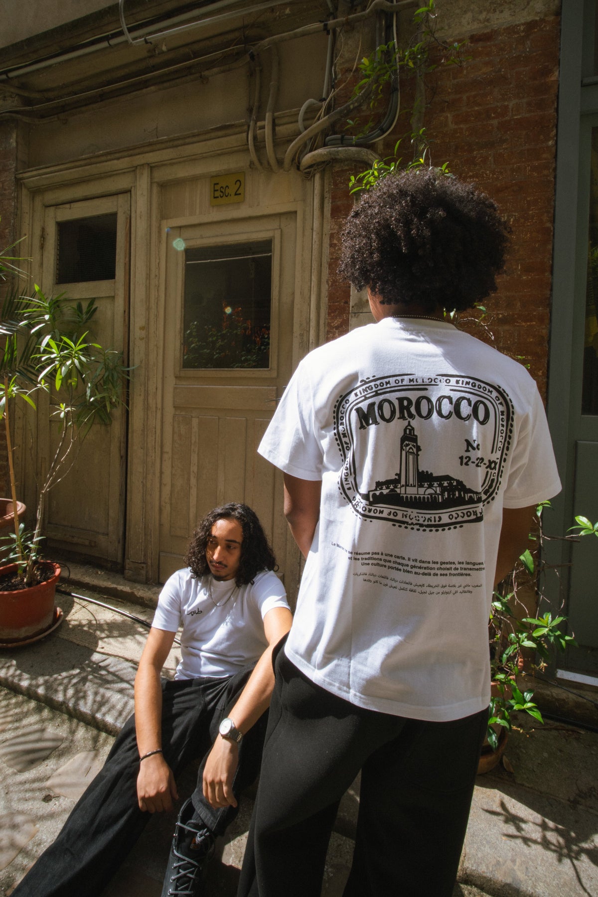 T-shirt Morocco Stamp